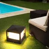 Газонные лампы на открытом воздухе садовый пост легкий водонепроницаемый ландшафтный освещение двора палуба