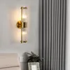 Deyidn Modern Crystal Wall Light Nordic Luxury LED Creative Copper Lamp Living Room Bedroom Cloakroom Aisle Sconce Lamps