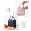 Lunch Insulation Bag Fashion Multicolor Thermal Cooler Bags Women Waterproof Handbag Breakfast Box Portable Picnic Travel Food Storage Tote JY0663