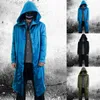 Heren Trench Coats Men Hooded Sweatshirts Hip Long Hoodies Cardigan Fashion Mouws Cloak Jackets Outderse Top Viol22