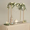 5 pièces support de décoration florale de mariage colonne Base ballon chandelier gâteau Dessert support fleur Vase arc fond anniversaire Sta6949792