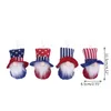 4Pcs Patriotic Gnome Regali Del Partito Giorno dell'Indipendenza Gnomi Fatti A Mano Scandinavo Tomte Elfo Nano Della Bambola Della Peluche Casa Pendenti