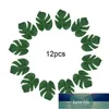 12 pcs Artificielle Monstera Plantes En Plastique Tropical Palmier Feuilles Maison Garden Party Décoration Accessoires Pographie Décor Décoratif Fleur Prix Usine