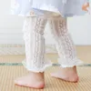 Baby Girls Leggings Justsuits Летние кружевные брюки Детские капризлегины для NFANT Girl Laces Legin Zyy892