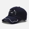 Trend Washed Cotton Baseball Caps For Men Brooch Embroidery Casquette Hip Hop Women Outdoor Sports Trucker Hats 210531