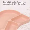 2121 Novo Bebê Seguro Silicone Placa Sólida Dos Desenhos Animados Cute Dos Desenhos Animados Pratos de Treinamento de Treinamento Crianças Alimentando Tigelas G1210