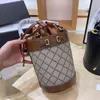 2021 Drawstring Stuff Sacks Shoulder Satchel Clutch Bags Organizer Lady Luxurys Designers String Diamond Rattice Effen Lederen Vrouwen