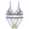 Set sexy 2020 ricami romantici francesi europei e americani biancheria intima trasparente sexy nessun anello d'acciaio raccolta sexy set di reggiseno più taglia L2304