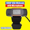 Webcam 1080p 60fps web câmera pc computador 360 USB camara capa 4k 2k kamerka internetwa desktops autofocus kamera microfon