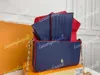 Люксрийные дизайнеры сумочка Женские кошельки подлинная кожаная вечерняя сумка Оригинальная коробка 9 Цветов Высококачественные 3 подставки из тиснений