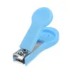 4pcs Baby Care Set Stainless Steel Children Nail Clippers File Tools - Blue