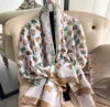 2021ss Women Famous Designer Flower Printing Gift Scarfs High Quality Pure Silk Scarf Summer Autumn Mixed Color Thin Summer Sunscr4758466