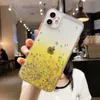 Gradient Glitter Cekiny Soft Epoxy Clear Telefon Case dla iPhone 13 12Mini 11 Pro Max XR X XS 7 8 PLUS