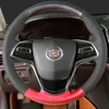 DIY custom leather carbon fiber special car steering wheel cover For Cadillac ATSL XTS xt4 xt5 CT6 car Interior accessories