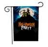 Halloween linnen werf tuin vlag truc behandelen Geest Happy tuinen decoratie vlaggen voor buiten dubbelzijdige decoratieve yards 9 stijl SN2762