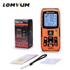 Lomvum 120m TRENA MÅL TAPE MEDDIDOR LASER RULER RANGEFINDERS Digital distansmätare Mätare Range Finder Lazer Metreler 210719