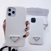 المصمم الجلدي iPhone 15 14 13 12 11 Pro Max Phone Case 15Pro 15Promax 14Pro 14Promax 13Pro XR White Shell Samsung Note20 S21 S22 S23 Cover Cover Cover Ultra