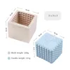 Strumenti artigianali Cono cuboide Stampo per candele in silicone Rettangolo fai da te Aroma Bolla Quadrato Sapone 3D Stereo Decor Gesso Forniture Cristallo Cinna302d