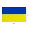 Drapeau de l'Ukraine Bannière de pays en polyester Durable et haut de gamme Drapeaux nationaux ukrainiens Décorations intérieures et extérieures CPA4263