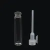 1mlガラス滴ボトル小型エッセンシャルオイルドロッパーボトル空の旅行サンプルバイアル香水びんチューブ