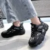 2021 the New Women's Designer Sneakers Spring&autumn Style Platform Shoes Black,white and Brown Leosoxs Kuafu Shoes Size 36-42 Y0907