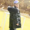 Girls Coat Parka Thick Warm Coats With Fur Hoodies Childrens' Jacket Teenage Children's Winter Clothing 210527