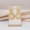 Brincos Colar Designer K Loja 2021 Est Forma Africano Jóias Conjuntos para Mulheres Gold Prata Color Gota Dangle Ringings1