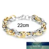 Three Color 316L Stainless Steel Chain Mens Bracelets Bangles Fashion Braided Bracelet Bangle Men Hip Hop Party Rock Jewelry Factory price expert design Quality