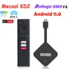 Presale Mecool KD2テレビボックスアンドロイド11 2T2R Amlogic S905Y4デュアルWiFi BT5.1メディアプレーヤーセットトップボックスUSBマイクロケーブル