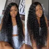 Deep Wave Human Hair HD Lace Perücken 5x5 13x4 13x6 Swiss Lace Bleach Knots Vorgezupfter natürlicher Haaransatz für schwarze Frauen