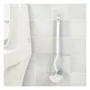 Toilet Brushes & Holders Japanese Style S-shaped Comb Creative Cleaning No Garbage Dead Angle PP Nylon Brush Hang Design Closet Bowl