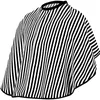 Trendy Popfeel Excellent Quality Striped Salon Hair Cutting Cloth Barber Cape Hairdressing Brand Aprons