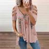 Donna Elegante Zip Con Scollo A V Manica Corta Magliette Allentate Sexy Lady Scava Fuori Solid Tee Shirt Streetwear Camicia Casual Blusa Dropshipping X0628