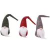 Juldekorationer Gnomes Handgjorda Svenska Tomte Santa Scandinavian Figurin Plush Elf Dock Ornaments XBJK2108