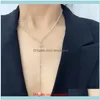 & Pendants Jewelrykorean Version Design Small Pure Round Necklace Female Ins Wind Contracted True Pearl Pendant Collarbone Chain Necklaces D