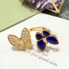 Brand Pure 925 серебряные ювелирные изделия для женщин Blue Lapis Butterfly Свадебные украшения набор серьги с серьгами -колени браслеты Rrings Rrings