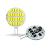 Ampoule de hotte ronde LED G4 12v 24V 3W SMD5730 24Led, lumière de bateau blanche/lampe chaude