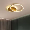 Plafondlampen moderne woonkamer decoratie luminaria led café el bed aluminium AC85-265V thuislamp