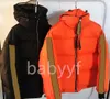 Kvinnors rockar parkas reversibel jacka vinter puff jacka herrar ner parka klassisk huva tjock utomhus varm dubbelsidig bokstav bära bomull Båda sidor unisex-kappa