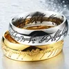 7mm anel de banda de aço inoxidável Alto lindade simples lord biker anéis para homens mulheres