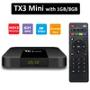 Allwinner Android 10 TV Box TX3 Mini 64bit Quad Core 2GB 16GB 4K H.265 1080P Streaming video Android TV Box Lettore multimediale Android10