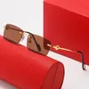 occhiali da sole firmati per donna mens frameless fashion brand corno di bufalo occhiali uomo medus occhiali da vista donna nero rosso marrone trasparente buono