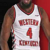 Basket universitario personalizzato Western Kentucky Hilltoppers Wku Maglie dayvion McKnight Jairus Hamilton Camron Justice Josh Anderson Jaylen Butz Luke Frampton