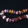36-40pcs/strand Mookaite Jaspers Faceted Rondelle Spacer Loose Beads,Natural Gems Stone Cut Nugget Pendant Beads Jewelry Making