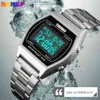 SKMEI Outdoor Sport Męski Zegarek Luksusowy Cyfrowy Chronograf Stainlsteel Pasek Wodoodporny Zegarek Zegarek Erkek Kola Saati X0524