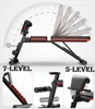 Regulowane ławki SIT Up Roman Rack 7 Gears Wielofunkcyjny Steel Fitness Home Wyposażenie Siłownia Wyposażenie Workout Mięśnia Training Training Incline Spadek Sport Machine