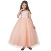 Summer Girl Lace DrLong Tulle Teen Girl Party DrElegant Children Clothing Kids Dresses For Girls Gown