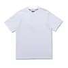 유명한 브랜드 여름 패션 자수 로고 티셔츠 캐주얼 간단한 남성용 짧은 소매 면화 연인 편안한 거리 솔리드 컬러 T6