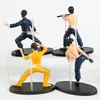 4pcsset Kung Fu Master Bruce Lee PVC Figure Collection Toys Gift H08184396779