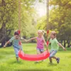 Kunststoff-Gartenschaukelsitze, Kinderschaukelspielzeug für Kinder, Außen- und Innenschaukeln, höhenverstellbares Seil zum Aufhängen, Klettersitz, Stuhl